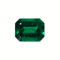  Emerald Pendant 4.42 Ct. 18K White Gold Combination Stone