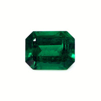 Emerald Pendant 4.42 Ct., 18K Yellow Gold Combination Stone