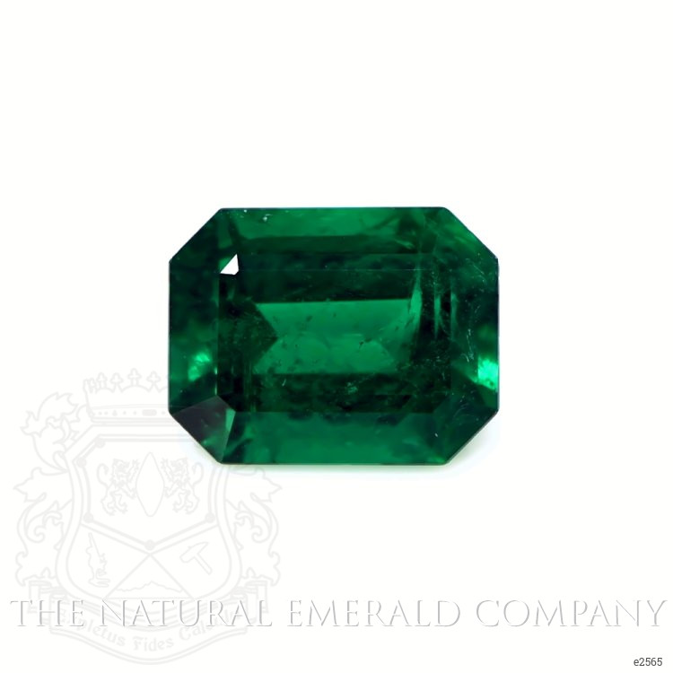 Accent Stones Emerald Pendant 4.42 Ct., 18K White Gold
