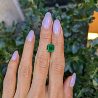 2.42 Ct. Emerald from Zambia Life Style