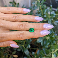 2.42 Ct. Emerald from Zambia Life Style