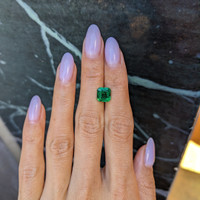 2.42 Ct. Emerald from Zambia Life Style