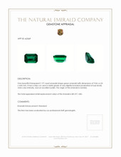 1.97 Ct. Emerald from Zambia Appraisal