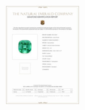 0.61 Ct. Emerald from Zambia Scan Report