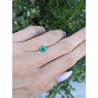 0.61 Ct. Emerald from Zambia Life Style