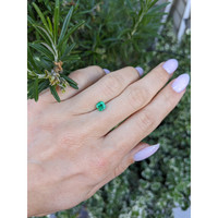 0.61 Ct. Emerald from Zambia Life Style