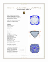 0.61 Ct. Emerald from Zambia 3 D Scan Report