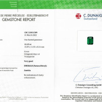 11.15 Ct. Emerald from Zambia Scan Report