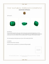 6.38 Ct. Emerald from Zambia Appraisal