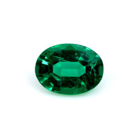 Pave Emerald Pendant 1.00 Ct., 18K Yellow Gold Combination Stone