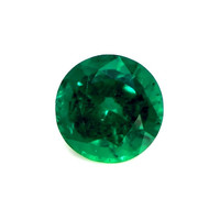  Emerald Pendant 1.20 Ct., 18K White Gold Combination Stone