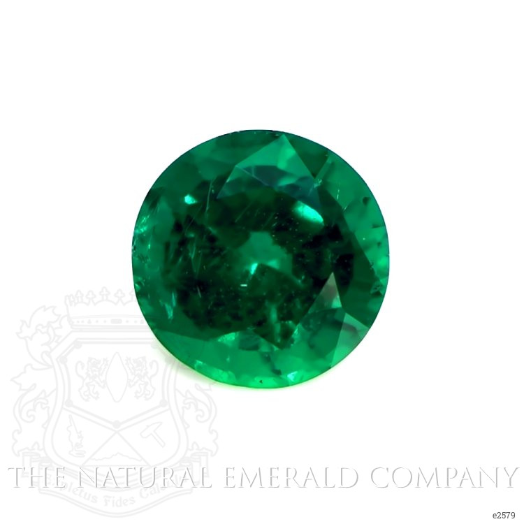  Emerald Pendant 1.20 Ct. 18K White Gold