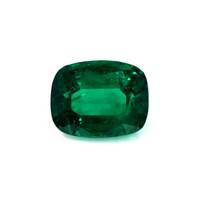 Antique Style Emerald Ring 3.11 Ct., 18K Yellow Gold Combination Stone