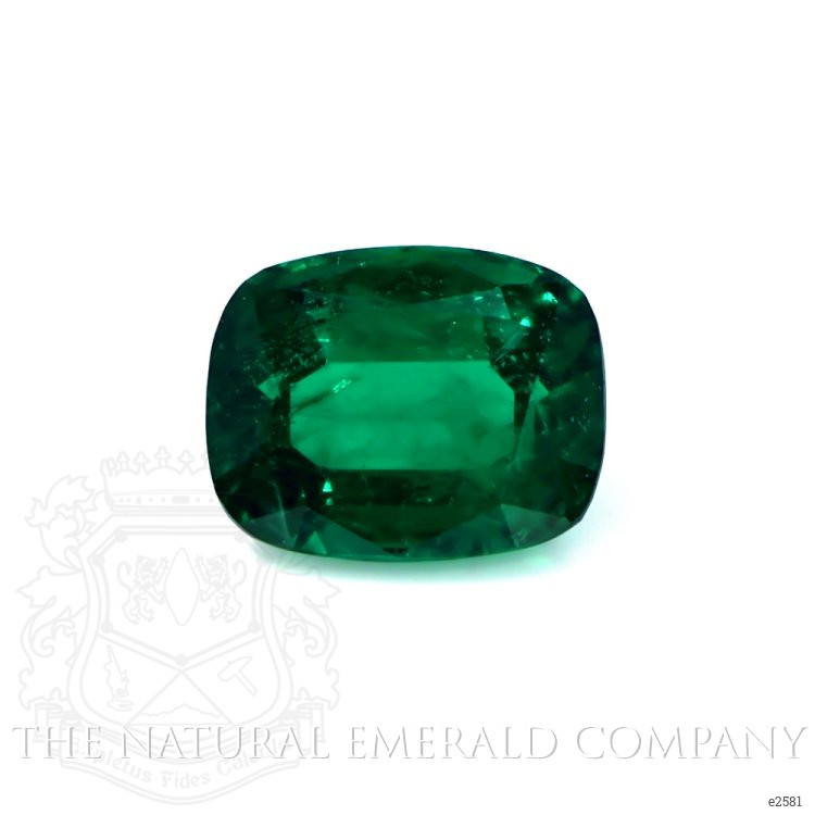Wedding Set Emerald Ring 3.11 Ct., 18K White Gold