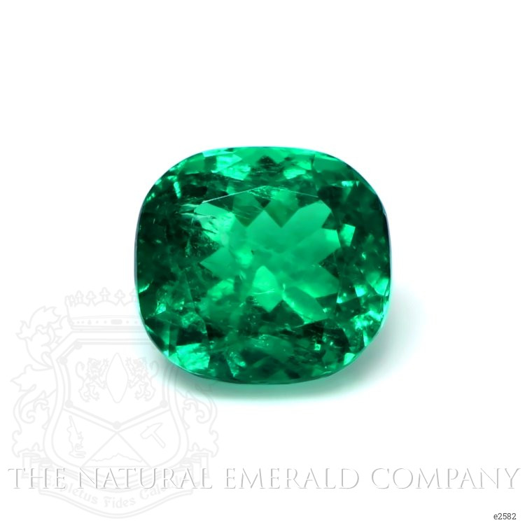 Pave Emerald Ring 4.67 Ct., 18K Yellow Gold