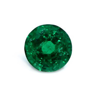  Emerald Pendant 2.95 Ct. 18K White Gold Combination Stone