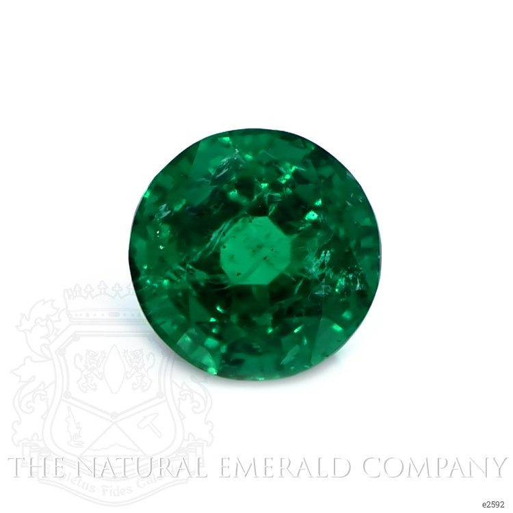  Emerald Pendant 2.95 Ct. 18K White Gold