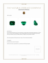 4.02 Ct. Emerald from Zambia Appraisal
