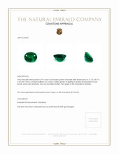 3.97 Ct. Emerald from Zambia Appraisal