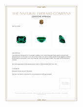 6.66 Ct. Emerald from Zambia Appraisal