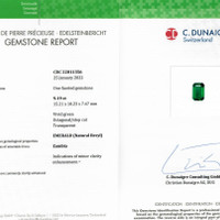 9.19 Ct. Emerald from Zambia Scan Report