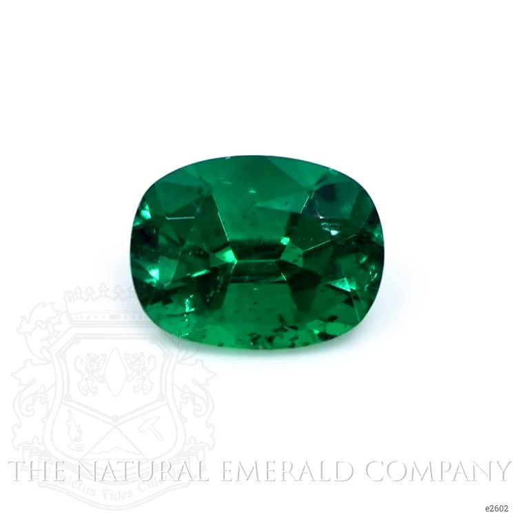 Bezel Emerald Ring 1.38 Ct., 18K White Gold