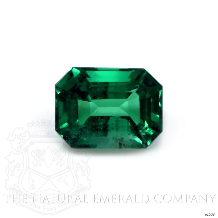 Accent Stones Emerald Pendant 2.62 Ct., 18K White Gold