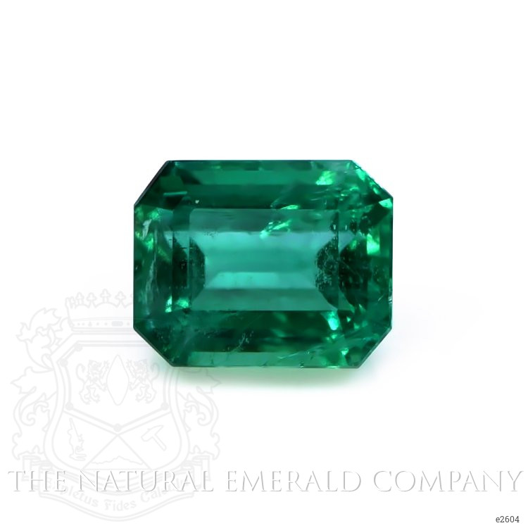 Solitaire Emerald Ring 4.98 Ct., 18K White Gold