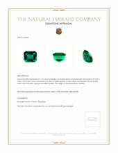 1.14 Ct. Emerald from Zambia Appraisal
