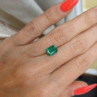 1.40 Ct. Emerald from Zambia Life Style