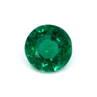 Accent Stones Emerald Pendant 3.36 Ct., 18K White Gold Combination Stone