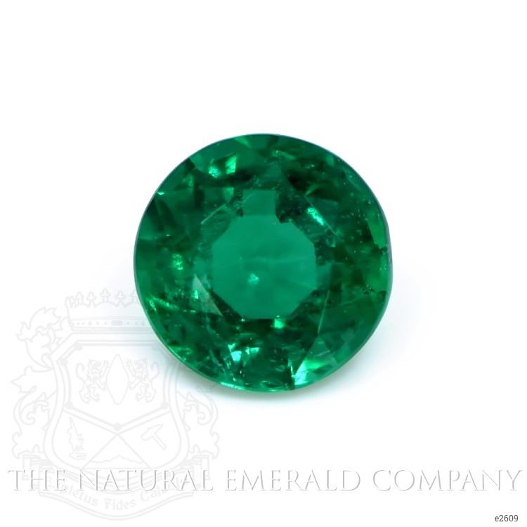 Accent Stones Emerald Pendant 3.36 Ct., 18K White Gold