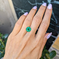 3.36 Ct. Emerald from Zambia Life Style