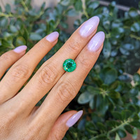 3.36 Ct. Emerald from Zambia Life Style