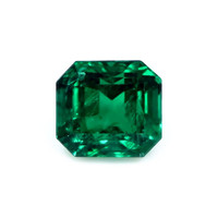  Emerald Pendant 2.79 Ct. 18K White Gold Combination Stone