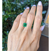 2.79 Ct. Emerald from Zambia Life Style
