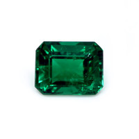  Emerald Ring 2.85 Ct., 18K White Gold Combination Stone