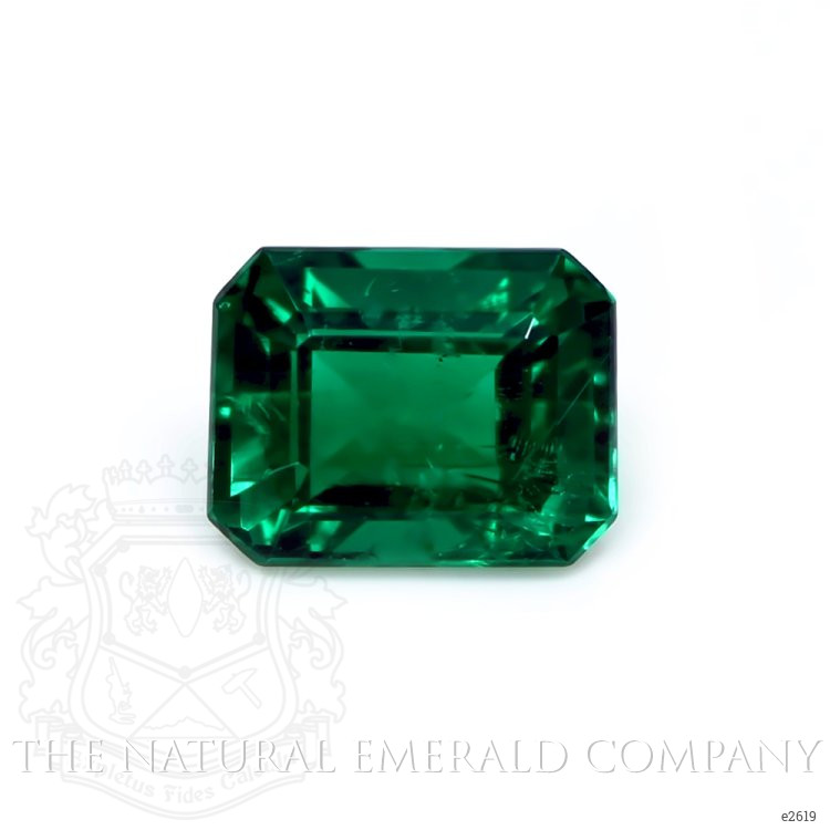 Floral Emerald Ring 2.85 Ct., 18K Yellow Gold