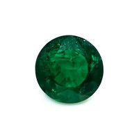 Pave Emerald Ring 5.73 Ct., 18K Yellow Gold Combination Stone