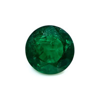 Pave Emerald Ring 5.73 Ct., 18K White Gold Combination Stone