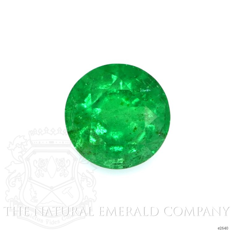 Pave Emerald Ring 1.49 Ct., 18K White Gold