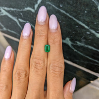 0.91 Ct. Emerald from Zambia Life Style