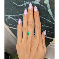 0.95 Ct. Emerald from Zambia Life Style