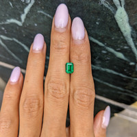 0.95 Ct. Emerald from Zambia Life Style