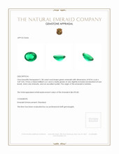 1.38 Ct. Emerald from Zambia Appraisal