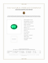 1.38 Ct. Emerald from Zambia Scan Report