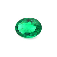 Emerald Ring 1.38 Ct., 18K Yellow Gold Combination Stone
