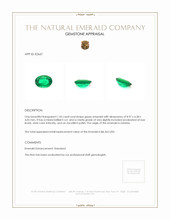 1.43 Ct. Emerald from Zambia Appraisal