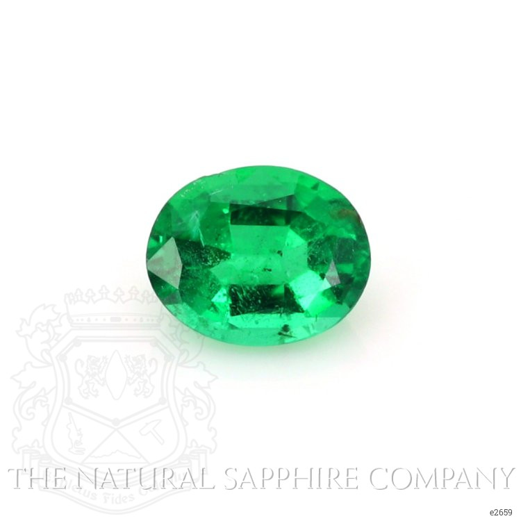 Pave Emerald Ring 0.94 Ct., 18K Yellow Gold