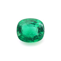 Wedding Set Emerald Ring 1.82 Ct., 18K Yellow Gold Combination Stone